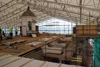 Attridge Scaffolding - Temporary Roofs and Disaster Recovery Scaffolding - Historic Home Renovation