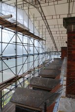Attridge Scaffolding - Temporary Roofs and Disaster Recovery Scaffolding - Historic Home Renovation