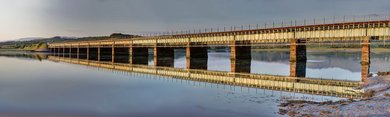 Attridge Scaffolding - Infrastructure Scaffolding - Eskmeals Viaduct Cumbria