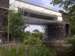 Attridge Scaffolding - Infrastructure Scaffolding - Frodsham Viaduct